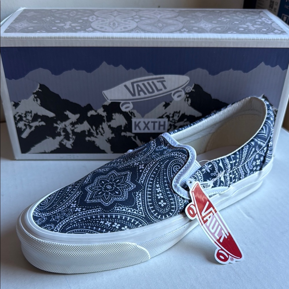Vans Kids Blue Slip-On Shoes